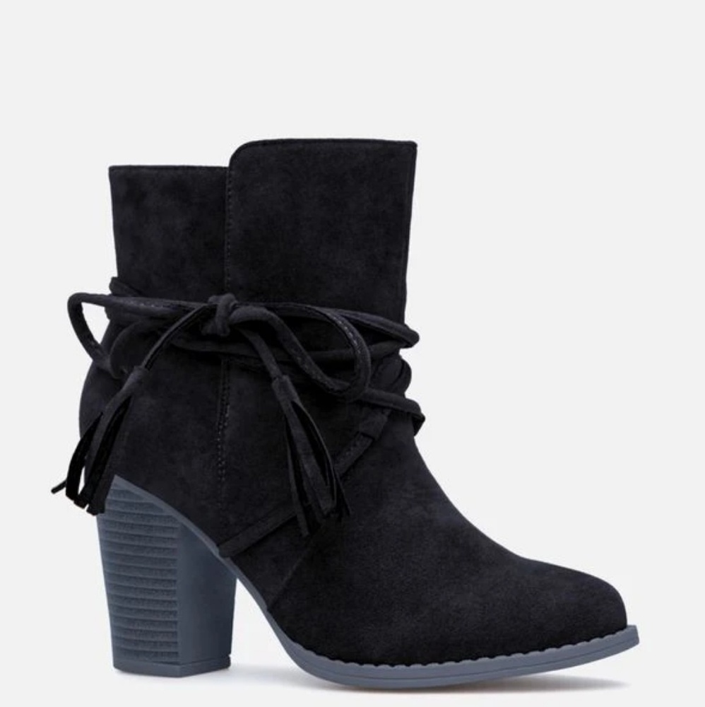 Aleisha Suede Bootie